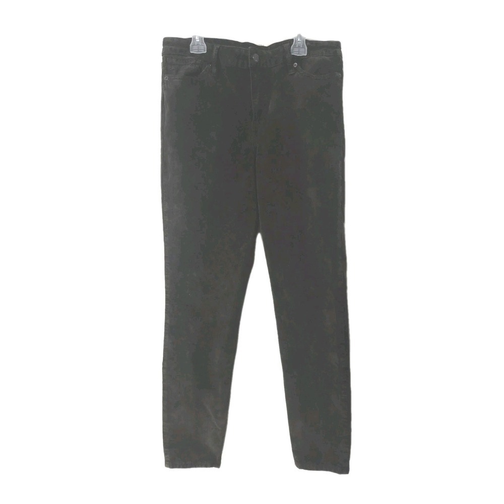 LUCKY BRAND Women's Ava Velvet Super Skinny Stretch Jeans Charcoal Size 12/31